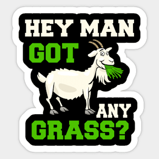 Farm Animal Lover Funny Goat Graphics Sticker